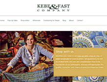 Tablet Screenshot of kebeandfast.com